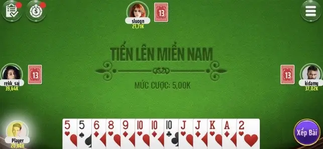 Cách chơi tiến lên miền nam tại 12bet